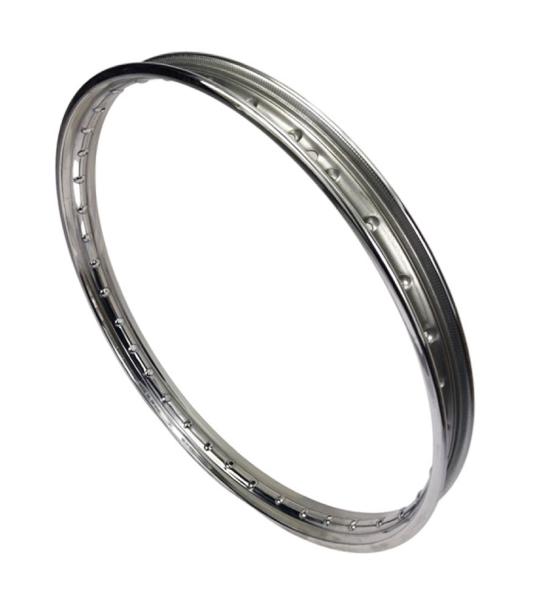 Felgenring 1,4x17" Stahl verchromt